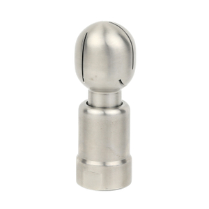 Boule de pulvérisation rotative filetée hygiénique en acier inoxydable 