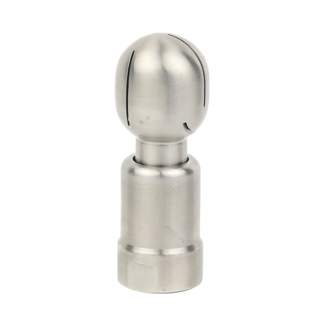 Boule de nettoyage de réservoir soudée ronde sanitaire en acier inoxydable