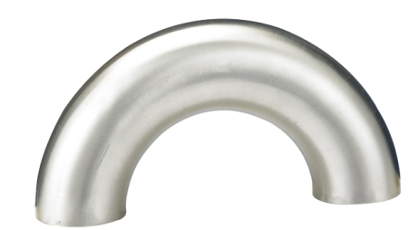Coude serré à 180° sanitaire AS1528.3- JN-FT-20 5011 en acier inoxydable AISI316L
