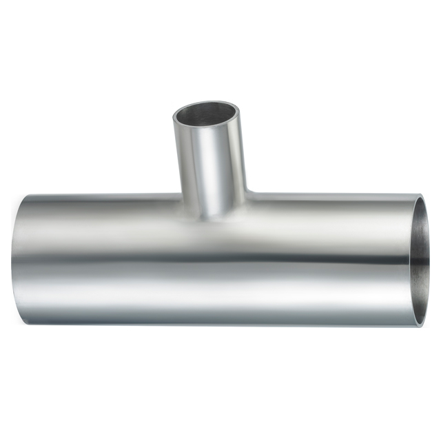 Té réducteur sanitaire DIN-DL7W BPE.BS4825 en acier inoxydable avec extrémité droite JN-FT-23 1016