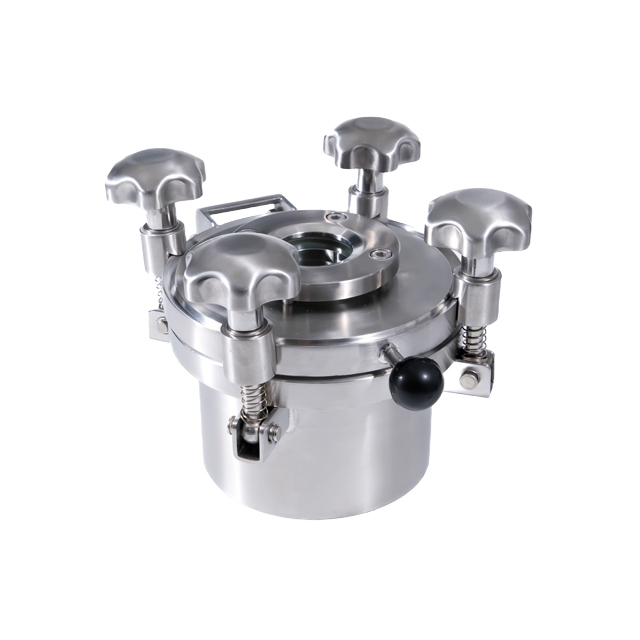 Trou d'homme pressurisé d'autoclave de porte latérale ronde d'assainissement d'acier inoxydable pour des réservoirs robustes