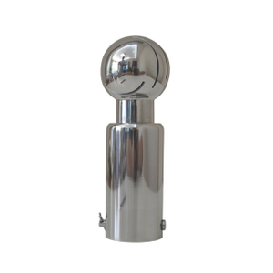Boule de nettoyage de réservoir soudée ronde sanitaire en acier inoxydable