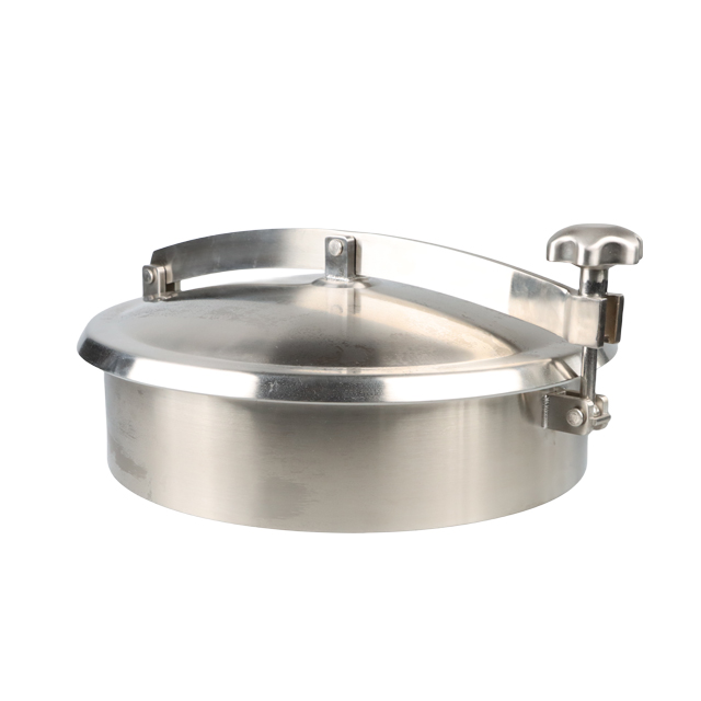 Trou d'homme circulaire sanitaire sous vide SS316L avec bord biseauté 