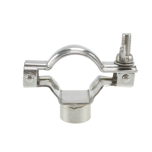 Support de tuyau rond à anneau unique pour tuyau standard en acier inoxydable