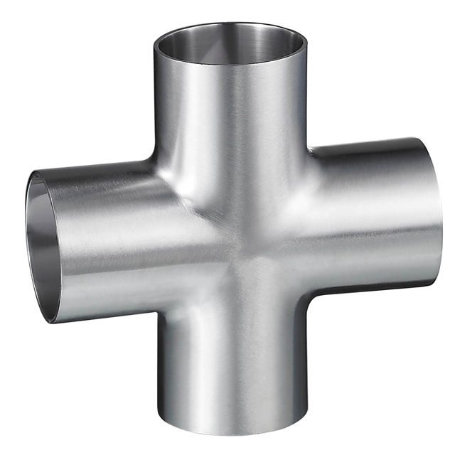 Croix sanitaire de la surface 3A JN-FT 20 3029 du miroir SS304 utilisée dans l'industrie chimique