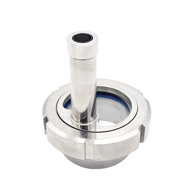 Verre de vue rond sanitaire à souder bout à bout avec SS304 SS316L