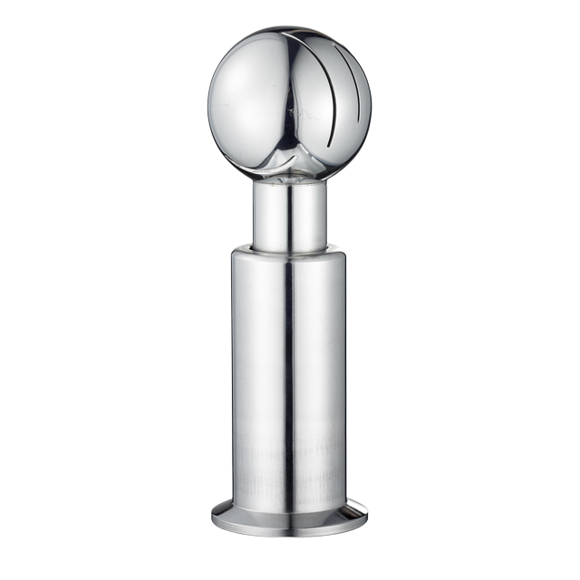 Boule de nettoyage de réservoir soudée ronde sanitaire en acier inoxydable