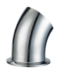 Acier inoxydable sanitaire DIN11850 SMS-2KMP SMS JN-FT-20 2003 coude de type soudure longue de 45 degrés pour la nourriture