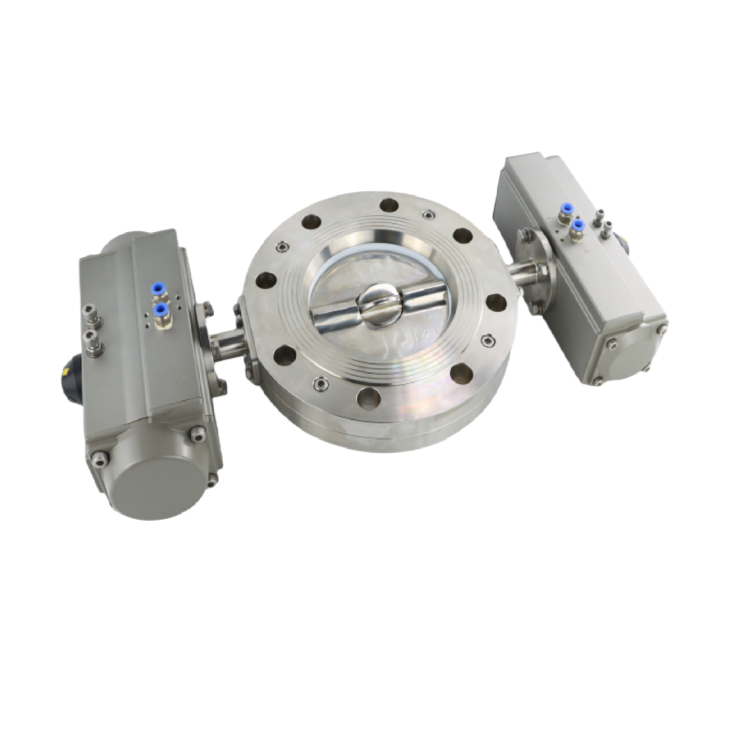 Vanne papillon sanitaire en acier inoxydable 316L JN-XW 23 1001 à double dosage