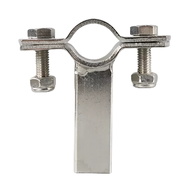Pince d'entretoise de Support de tuyau SS304 doublée en acier inoxydable de haute qualité