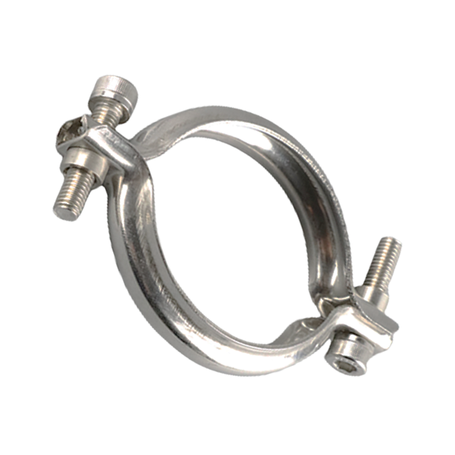 Collier de serrage en V pour échappement sanitaire en acier inoxydable, collier de serrage pour tuyau en V