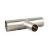 Té de réduction sanitaire de tube de soudure d'acier inoxydable DIN11850 BPE-S7SWWK