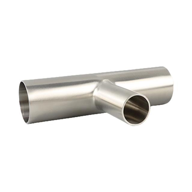 Té de réduction sanitaire de tube de soudure d'acier inoxydable DIN11850 BPE-S7SWWK
