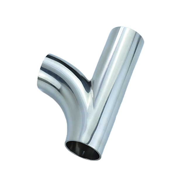 Té balayé soudé de type R de décapage DIN11850 3A en acier inoxydable pour le lait JN-FT-23 3018