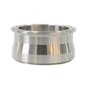 Adaptateur ISO sanitaire en acier inoxydable, triple pince pour raccord de virole Camlock à surtension