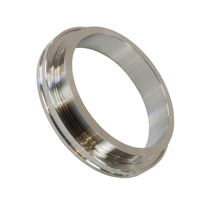  Raccord de tuyau sanitaire en acier inoxydable ISO Clamp-Weld V-Band Bride Set 