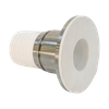 Raccord adaptateur à trois pinces pour tuyau sanitaire en acier inoxydable doublé de PTFE