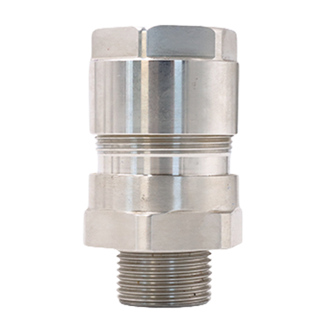 Raccord femelle aseptique sanitaire de connecteur de pivot de garnitures de tuyau de cuir embouti d'acier inoxydable