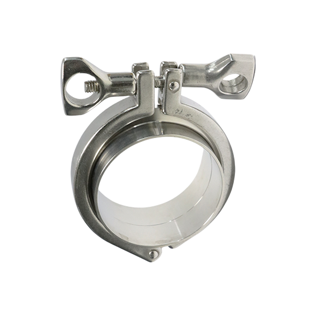 Pince sanitaire robuste à double broche en acier inoxydable 