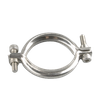 Collier de serrage en V pour échappement sanitaire en acier inoxydable, collier de serrage pour tuyau en V
