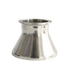 BPE JN-FT-20 7019 ISO/IDF Réducteur de raccord de tuyau concentrique en acier inoxydable 31/32-14MP avec extrémité à souder