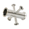 Croix serrée multidirectionnelle SS316L AS1528.3 JN-FT-20 5020Star avec polissage miroir 
