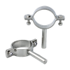  Support de collier de serrage réglable en acier inoxydable avec support de patron 