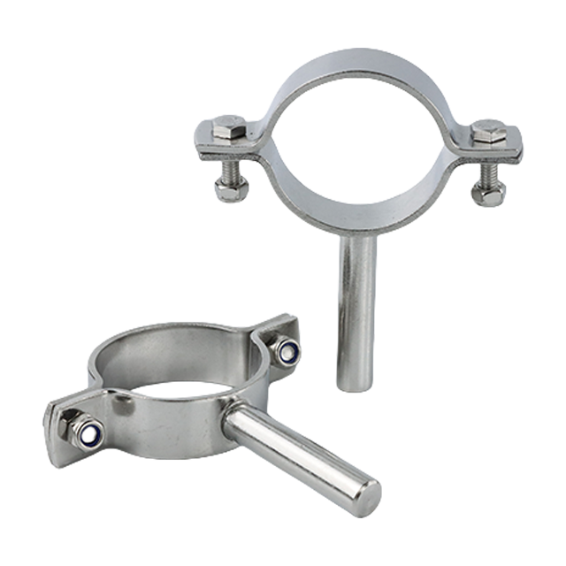  Support de collier de serrage réglable en acier inoxydable avec support de patron 