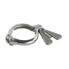  Support de tuyau TriClamp robuste en acier inoxydable de type S pour tuyaux en acier 