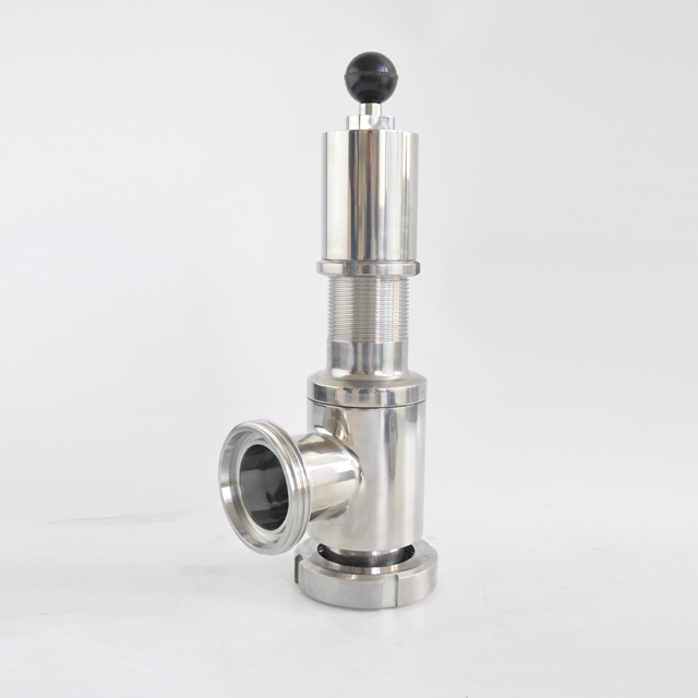 Soupape de sécurité à vapeur à réglage à long rayon en acier inoxydable