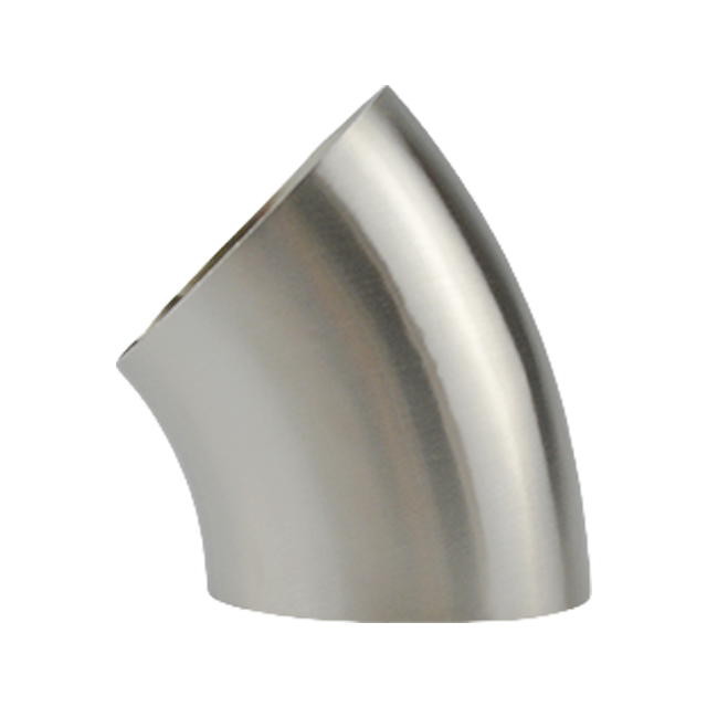 Coude d'angle de courbure à haute pression de 45 degrés d'ASME d'acier inoxydable