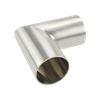 Coude à angle poli de qualité alimentaire SMS ISO-L2KS ISO/IDF JN-FT-20 4002 en acier inoxydable