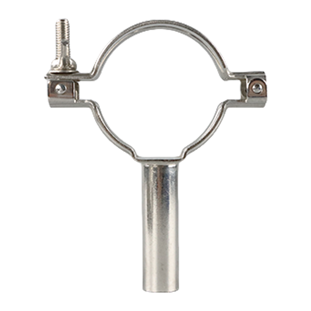 Support de pince de tuyau de cintre de Tube d'acier inoxydable à pince support de tuyau rond