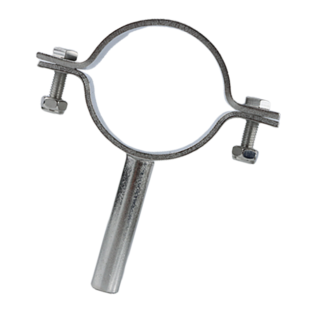  Support de collier de serrage réglable en acier inoxydable avec support de patron 
