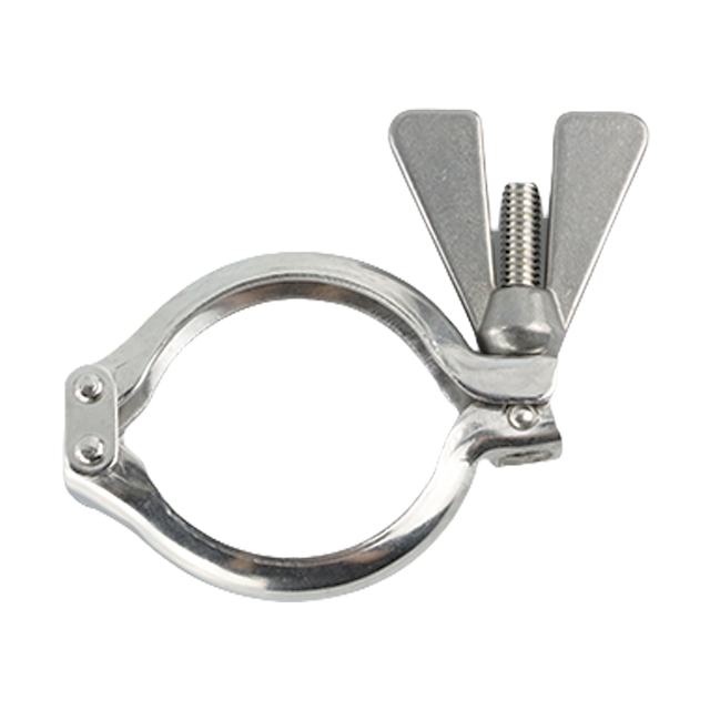  Support de tuyau TriClamp robuste en acier inoxydable de type S pour tuyaux en acier 