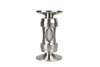 Verre de visée en ligne compatible TC en acier inoxydable sanitaire