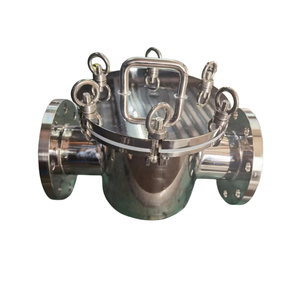Filtre magnétique de panier de bride d'écran de puits de purification de catégorie sanitaire de l'acier inoxydable 316L pour le jus de fruit