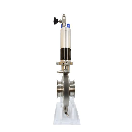 Tablette rotative résistante sanitaire d'acier inoxydable dosant la vanne papillon JN- SDV 23 1001