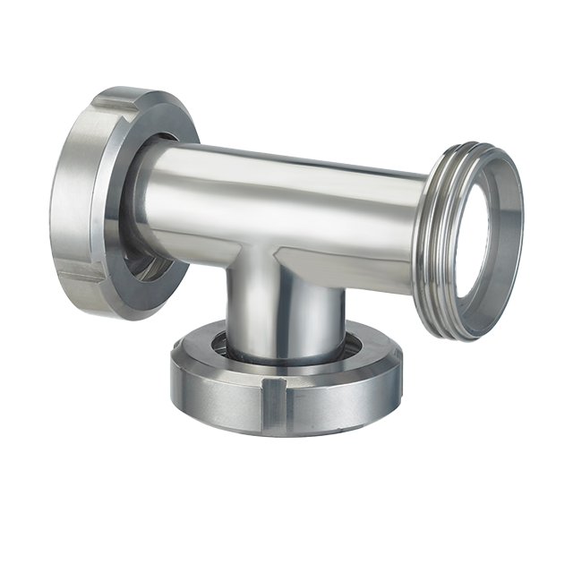 Té égal fileté sanitaire ISO/IDF AS1528.3 en acier inoxydable JN-FT-23 5014