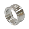 Adaptateur ISO sanitaire en acier inoxydable, triple pince pour raccord de virole Camlock à surtension