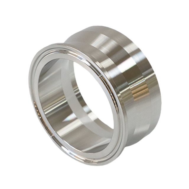 Adaptateur ISO sanitaire en acier inoxydable, triple pince pour raccord de virole Camlock à surtension