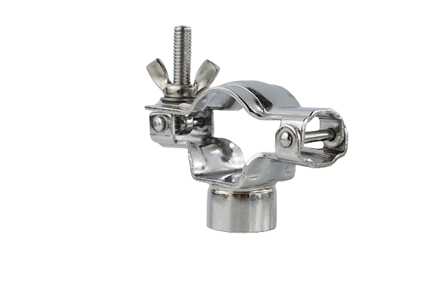  Support de support de tuyau rond de selle réglable en acier inoxydable