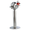  Support de tuyau de montage en acier inoxydable, anneau de serrage avec vis pour le maintien du tuyau