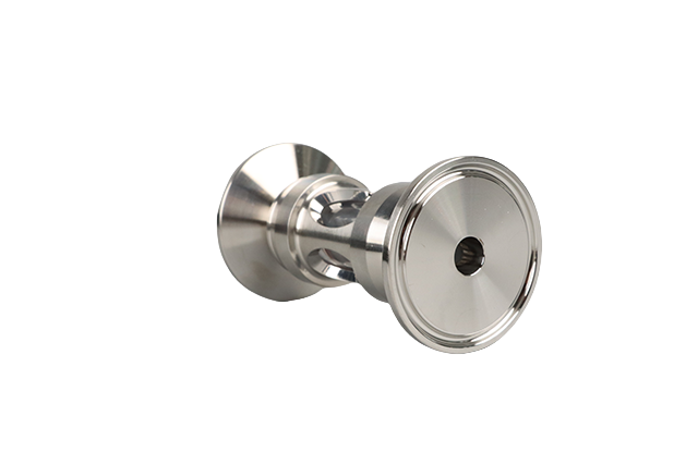 Verre de visée en ligne compatible TC en acier inoxydable sanitaire