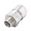 Raccord femelle aseptique sanitaire de connecteur de pivot de garnitures de tuyau de cuir embouti d'acier inoxydable