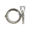 Collier de serrage sanitaire TriClover Tc en acier inoxydable avec deux écrous à oreilles
