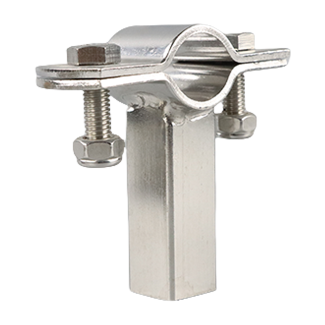Pince d'entretoise de Support de tuyau SS304 doublée en acier inoxydable de haute qualité