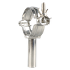 Support de pince de tuyau de cintre de Tube d'acier inoxydable à pince support de tuyau rond
