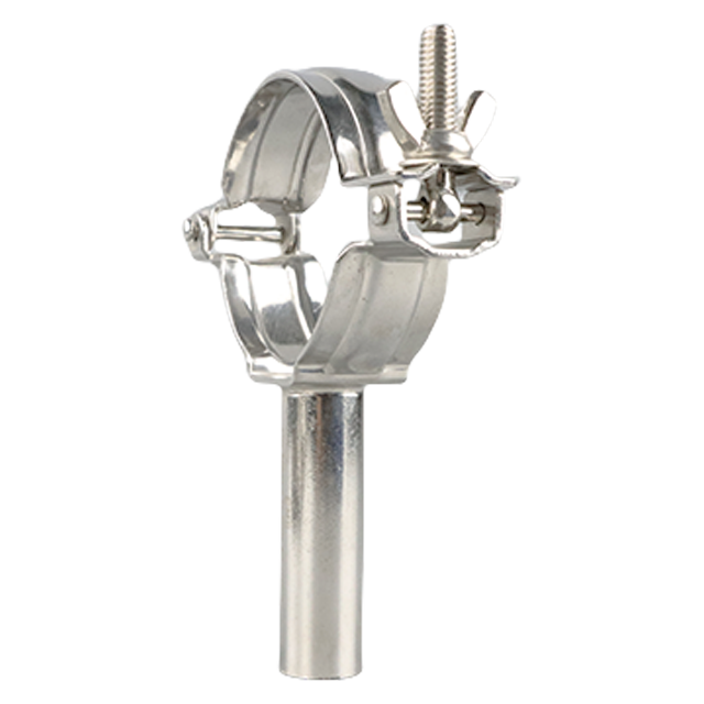 Support de pince de tuyau de cintre de Tube d'acier inoxydable à pince support de tuyau rond