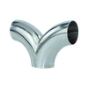 Té de mouette soudé sanitaire BS AS1528.3 en acier inoxydable pour la transformation des aliments JN-FT-23 6014